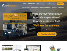 Tablet Screenshot of fleetsharp.com